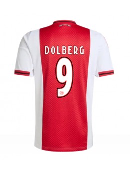 Billige Ajax Kasper Dolberg #9 Hjemmedrakt 2025-26 Kortermet
